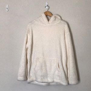 Aeropostale Tops - Aeropostal Fuzzy White Hoodie Aeropostale Tops - Aeropostal Fuzzy White Hoodie